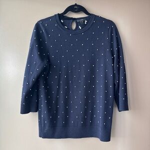 Wool J.Crew Swiss Dot Sweater